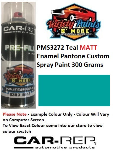PMS3272 Teal MATT Enamel Pantone Custom Spray Paint 300 Grams