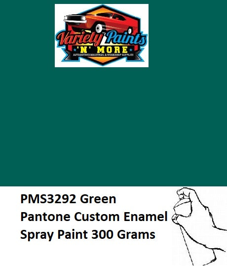 PMS3292 Green Pantone Custom Enamel Gloss Spray Paint 300 Grams