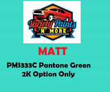 PMS333 Pantone Green MATT Custom Spray Paint 2K Only