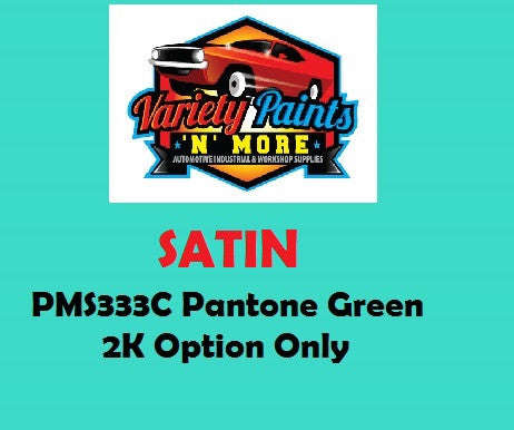 PMS333 Pantone Green SATIN Custom Spray Paint 2K Only