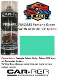 PMS3385 Pantone Green SATIN Acrylic Custom Spray Paint 300 Grams