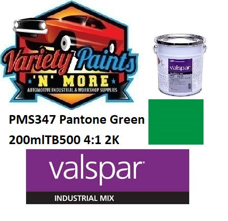 PMS347C Pantone® Green Valspar Industrial Gloss 2K TB500 PU Topcoat 250ml 4:1