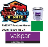 PMS347C Pantone Green Valspar Industrial Gloss 2K TB500 PU Topcoat 250ml 4:1 