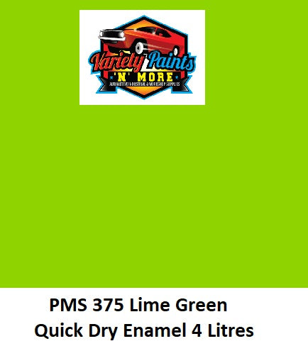 4 Litre PMS375 Pantone® LIME GREEN  Enamel 4 Litres (USE S2307)