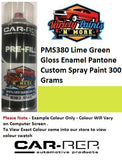 PMS380 Lime Green Gloss Enamel Pantone Custom Spray Paint 300 Grams