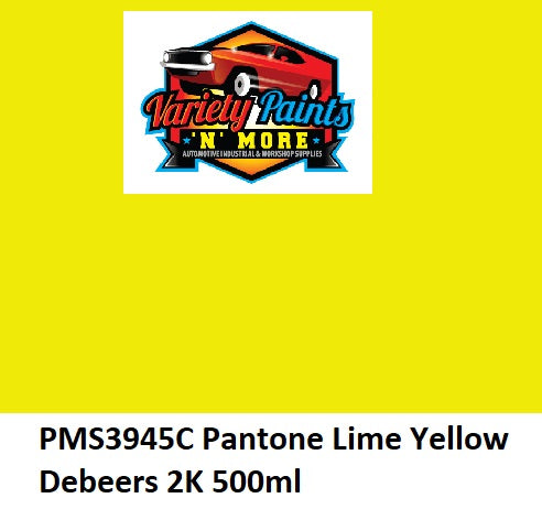 PMS3945C Pantone Lime Yellow Debeers 2K 500ml