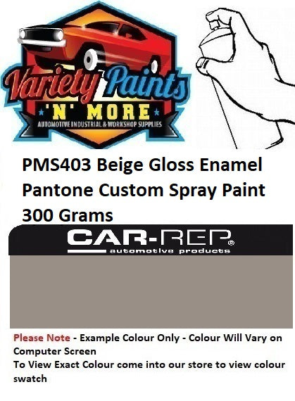 PMS403 Beige Gloss Enamel Pantone Custom Spray Paint 300 Grams