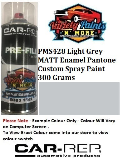 PMS428 Light Grey MATT enamel Pantone Custom Spray Paint 300 Grams