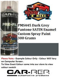 PMS445 Dark Grey Pantone SATIN Enamel Custom Spray Paint 300 Grams