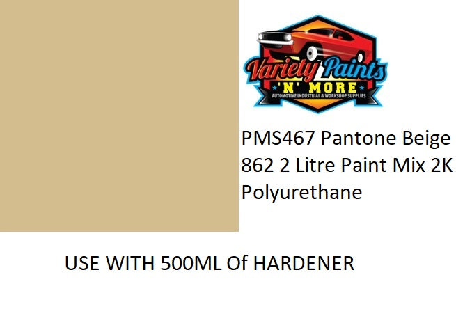 PMS467 Pantone Beige 862 2 Litre Paint Mix 2K Polyurethane