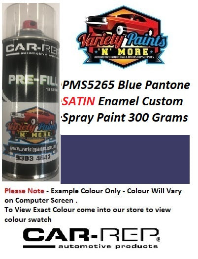 PMS5265 Blue Pantone SATIN Enamel Custom Spray Paint 300 Grams