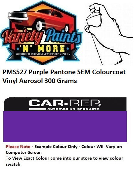 Pms Color 527 PMS527 Purple Pantone SEM Colourcoat Vinyl Aerosol 300 Grams