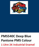 PMS540c Pantone Blue TB500 2K Industrial Enamel Paint 1 Litre 
