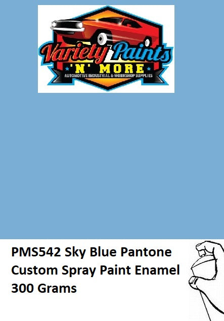 PMS542 Sky Blue Pantone Custom Spray Paint Enamel 300 Grams