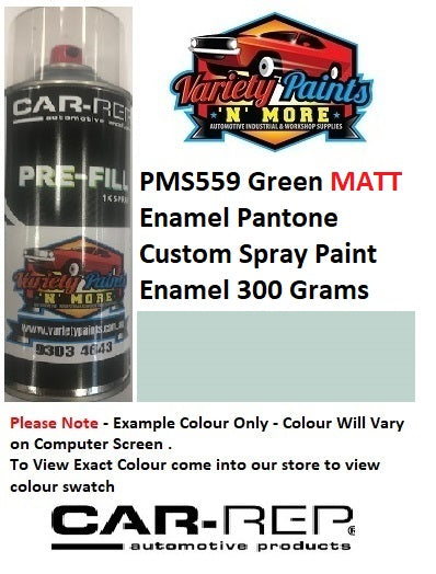 PMS559C Green MATT Enamel Pantone Custom Spray Paint Enamel 300 Grams