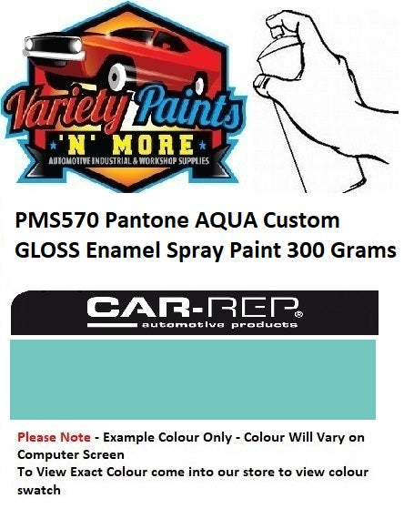 PMS570 Pantone Custom Spray Paint GLOSS Enamel 300 Grams