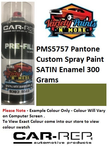 PMS5757 Pantone Custom Spray Paint SATIN Enamel 300 Grams (S2135)