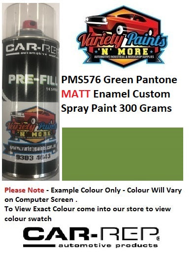 PMS576 Green Pantone MATT Enamel Custom Spray Paint 300 Grams