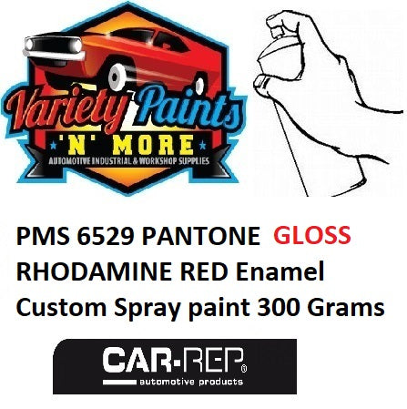 PMS6529 PANTONE® RHODAMINE RED GLOSS Enamel Custom Spray paint 300 Grams