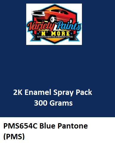PMS654 Blue Pantone Custom Spray Paint 2K Direct Gloss Spray Can 300 Grams