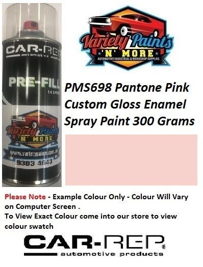 PMS698 Pantone Pink Custom Satin Enamel Spray Paint 300 Grams