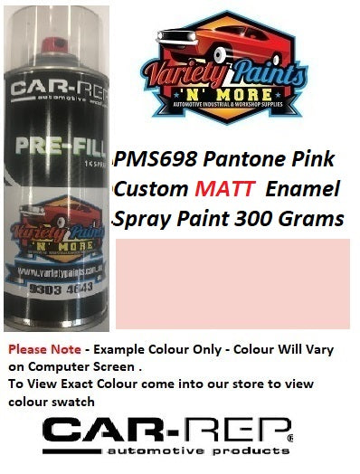PMS698 Pantone Pink Custom MATT Enamel Spray Paint 300 Grams