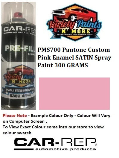 PMS700 Pantone Custom Pink Enamel Satin Spray Paint 300 GRAMS