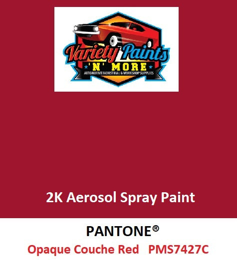 PMS7427C Pantone Opaque Couche Red (PMS) 2K Spray Paint 300 Grams