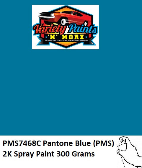 PMS7468C Pantone Blue (PMS) 2K Spray Paint 300 Grams