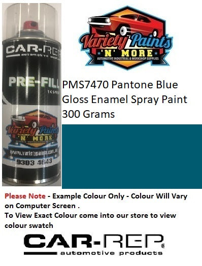 PMS7470 Pantone Gloss Blue Spray Paint 300 Grams 18S3525