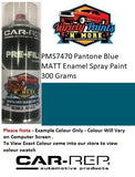 PMS7470 Pantone MATT Blue Spray Paint 300 Grams 18S3525 