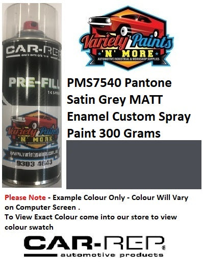 PMS7540 Pantone Grey MATT Enamel Custom Spray Paint 300 Grams