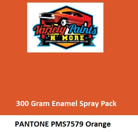 PMS 7579 Pantone Orange (Full of Life Orange) TB300 Enamel Custom Spray Paint 300 Grams