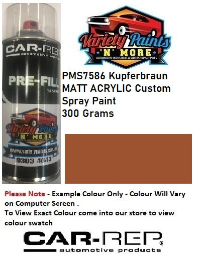 PMS7586 Kupferbraun TB320 MATT Enamel Custom Spray Paint 300 Grams