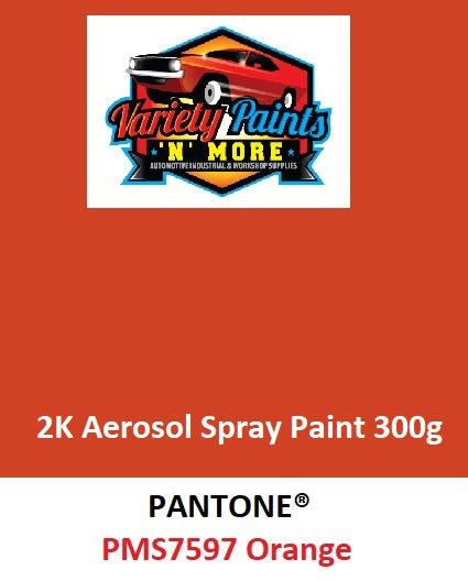 PMS7597C Pantone Orange (PMS) Gloss Enamel Spray Paint 300 Grams