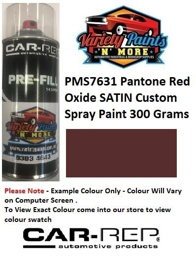 PMS7631 Pantone Red Oxide MATT Custom Spray Paint 300 Grams
