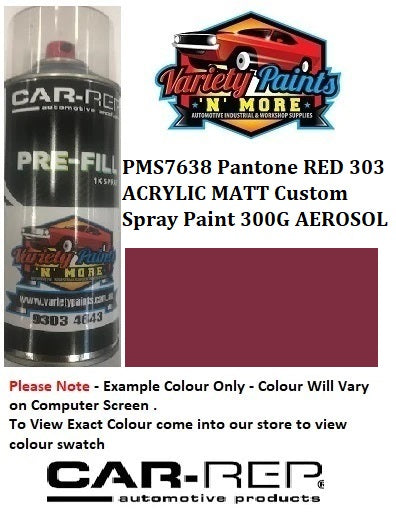 PMS7638 Pantone RED ACRYLIC MATT Custom Spray Paint 300G