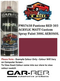 PMS7638 Pantone RED 303 ACRYLIC MATT Custom Spray Paint 300G