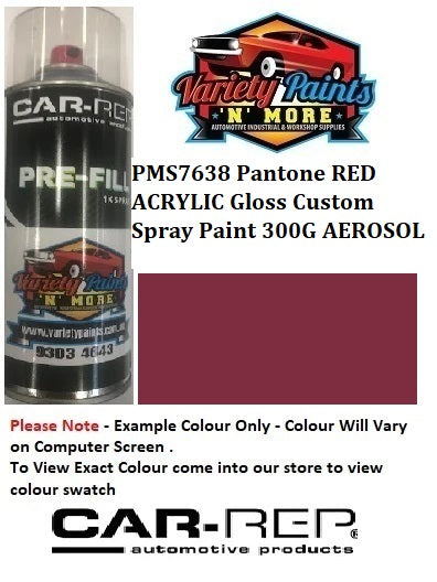 PMS7638 Pantone RED ACRYLIC Gloss Custom Spray Paint 300G