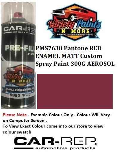 PMS7638 Pantone RED ENAMEL MATT Custom Spray Paint 300G