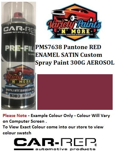 PMS7638 Pantone RED ENAMEL SATIN Custom Spray Paint 300G
