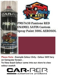 PMS7638 Pantone RED ENAMEL SATIN Custom Spray Paint 300G
