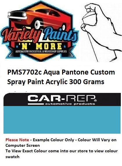 PMS7702c Aqua Pantone Custom Spray Paint Acrylic 300 Grams