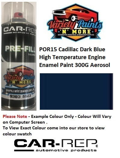 POR15 Cadillac Dark Blue High Temperature Engine Enamel Paint 300G Aerosol