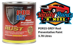 POR15 3.78 Litre Rust Preventative Paint Grey 3.78 Litres 45201
