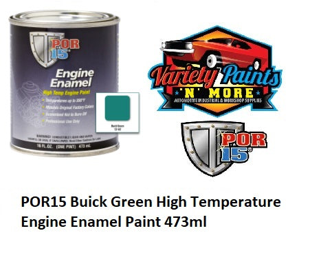 POR15 Buick Green High Temperature Engine Enamel Paint 473ml