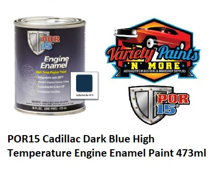 POR15 Cadillac Dark Blue High Temperature Engine Enamel Paint 473ml