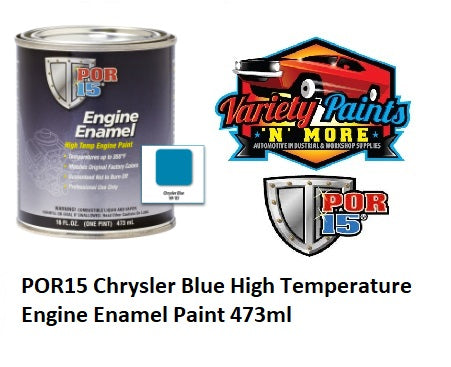 POR15 Chrysler Blue High Temperature Engine Enamel Paint 473ml
