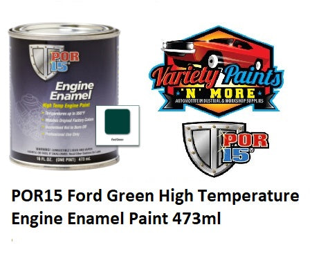 POR15 Ford Green High Temperature Engine Enamel Paint 473ml