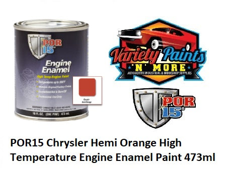 POR15 Chrysler Hemi Orange High Temperature Engine Enamel Paint 473ml